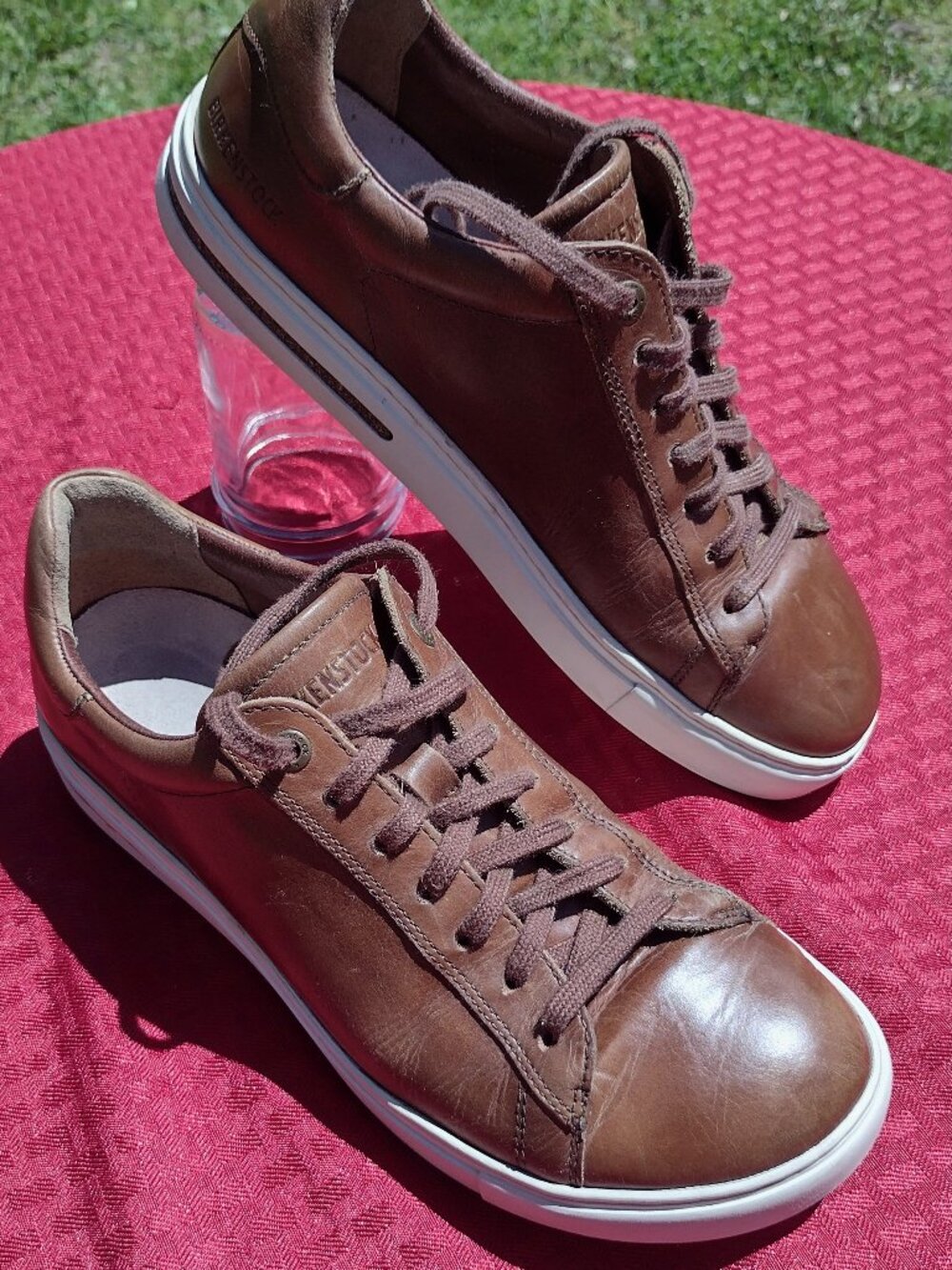 Birkenstock Bend Low Leather Sneaker - Women’s Footbed - Size 9-9.5 US/40 EU